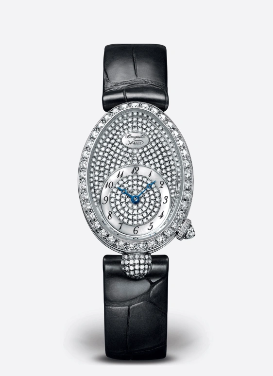 Breguet,Reine de Naples 33x24.95mm,33x24.95mm,White Gold,Automatic,38hours,In-house Caliber,8928BB,8928BB/8D/944/DD0D3L