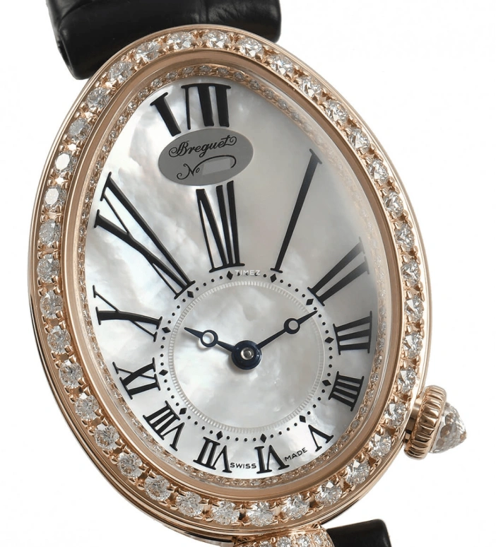 Breguet,Reine de Naples 33x24.95mm,33x24.95mm,Rose Gold,White,Automatic,38hours,In-house Caliber,8928BR,8928BR/51/844/DD0D