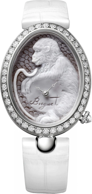 Breguet,Reine de Naples 40x31.95mm,40x31.95mm,White Gold,Silver White,Automatic,44hours,In-house Caliber,8958BB,8958BB/55/974 08/D00D