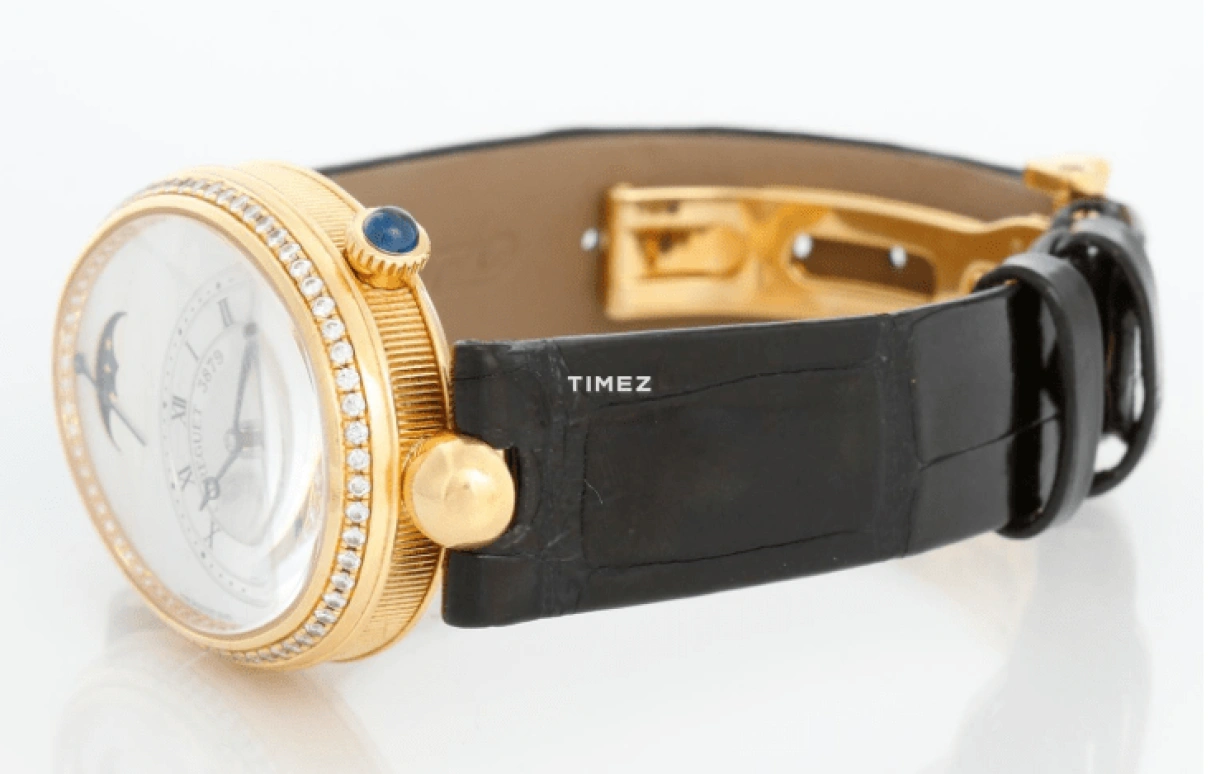 Breguet,Reine de Naples 36.50x28.45mm,36.50x28.45mm,Yellow Gold,Silver White,Automatic,Moonphase,In-house Caliber,8908BA,8908BA/52/864/D00D