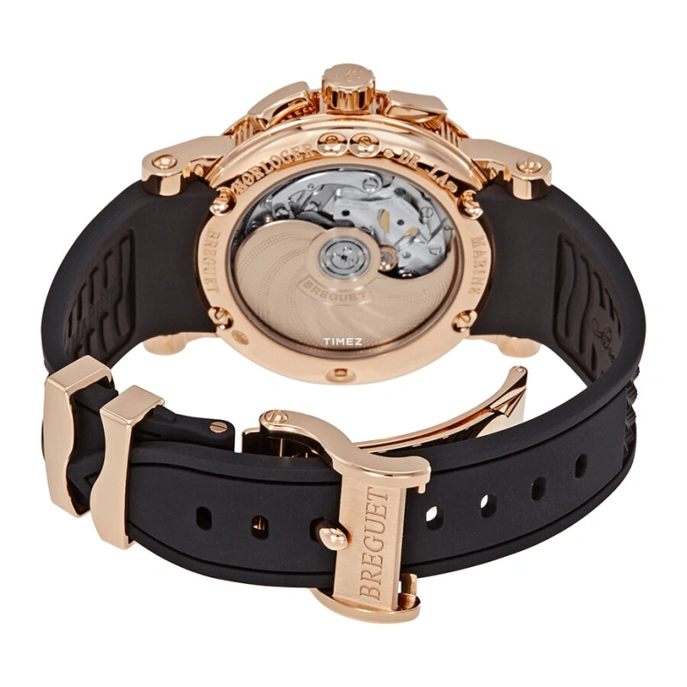 Breguet,Marine 42mm,42mm,Rose Gold,Silver,Automatic,Chronograph,Day,5827BR,5827BR/12/5ZU