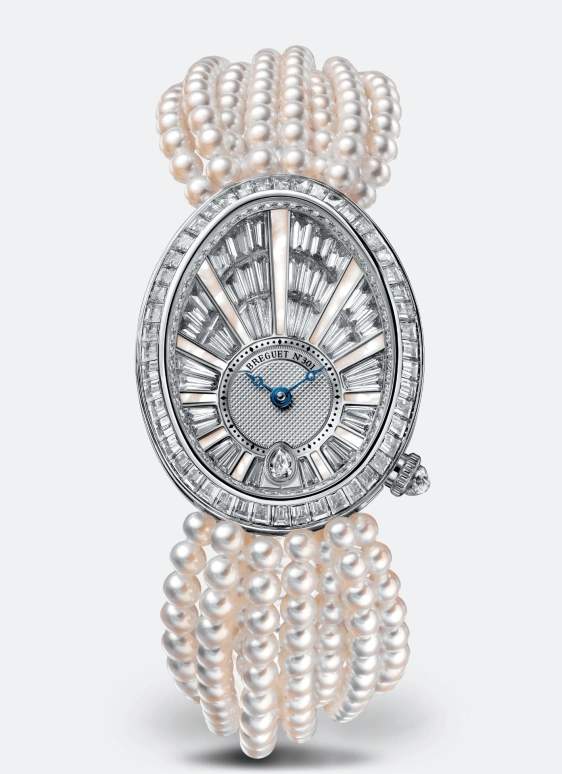 Breguet,Reine de Naples 38.50x30.45mm,38.50x30.45mm,White Gold,Automatic,44hours,In-house Caliber,8939BB,8939BB/6D/J49/DD0D