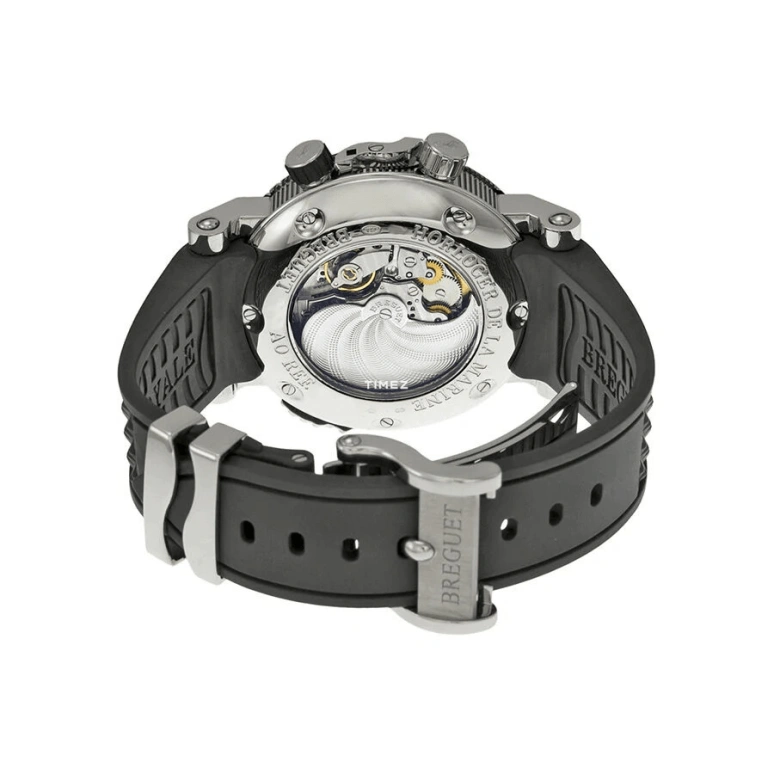 Breguet,Marine 45mm,45mm,White Gold,Silver,Automatic,Day,Power Reserve Indicator,Alarm,5847BB,5847BB/12/5ZV