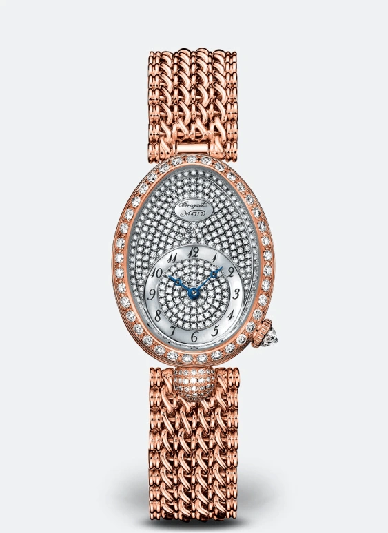 Breguet,Reine de Naples 33x24.95mm,33x24.95mm,Rose Gold,Automatic,38hours,In-house Caliber,8928BR,8928BR/8D/J20/DD0D