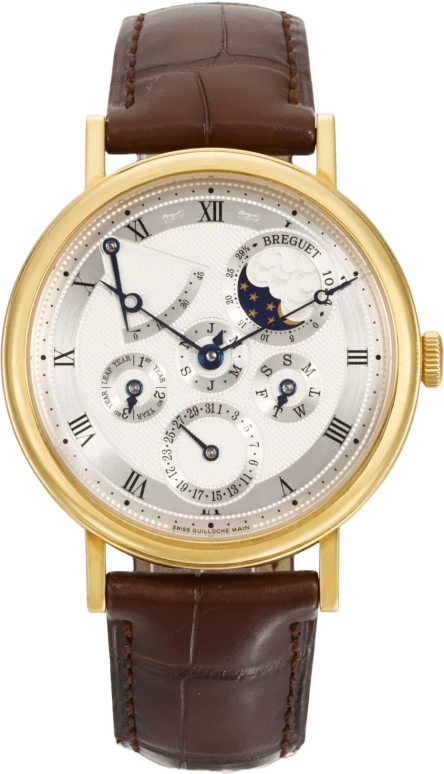 Breguet,Classique 39mm,39mm,Yellow Gold,Silver,Automatic,45hours,In-house Caliber,5327BA,5327BA/1E/9V6