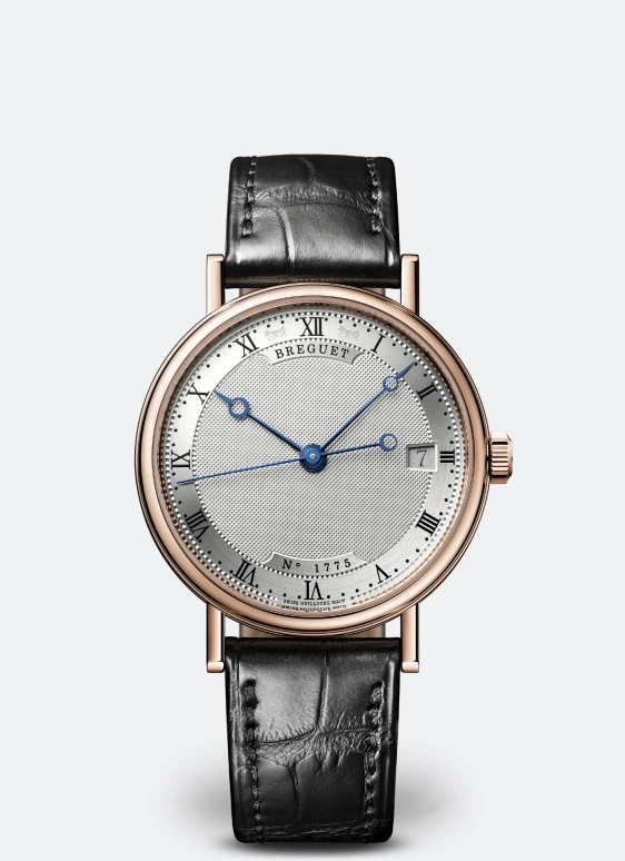 Breguet,Classique 33.50mm,33.50mm,Rose Gold,Silver,Automatic,Day,38hours,9067BR,9067BR/12/976