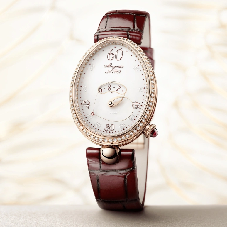 Breguet,Reine de Naples 36.50mm,36.50mm,Rose Gold,White,Automatic,40hours,In-house Caliber,9825BR,9825BR/S8/964/D00D