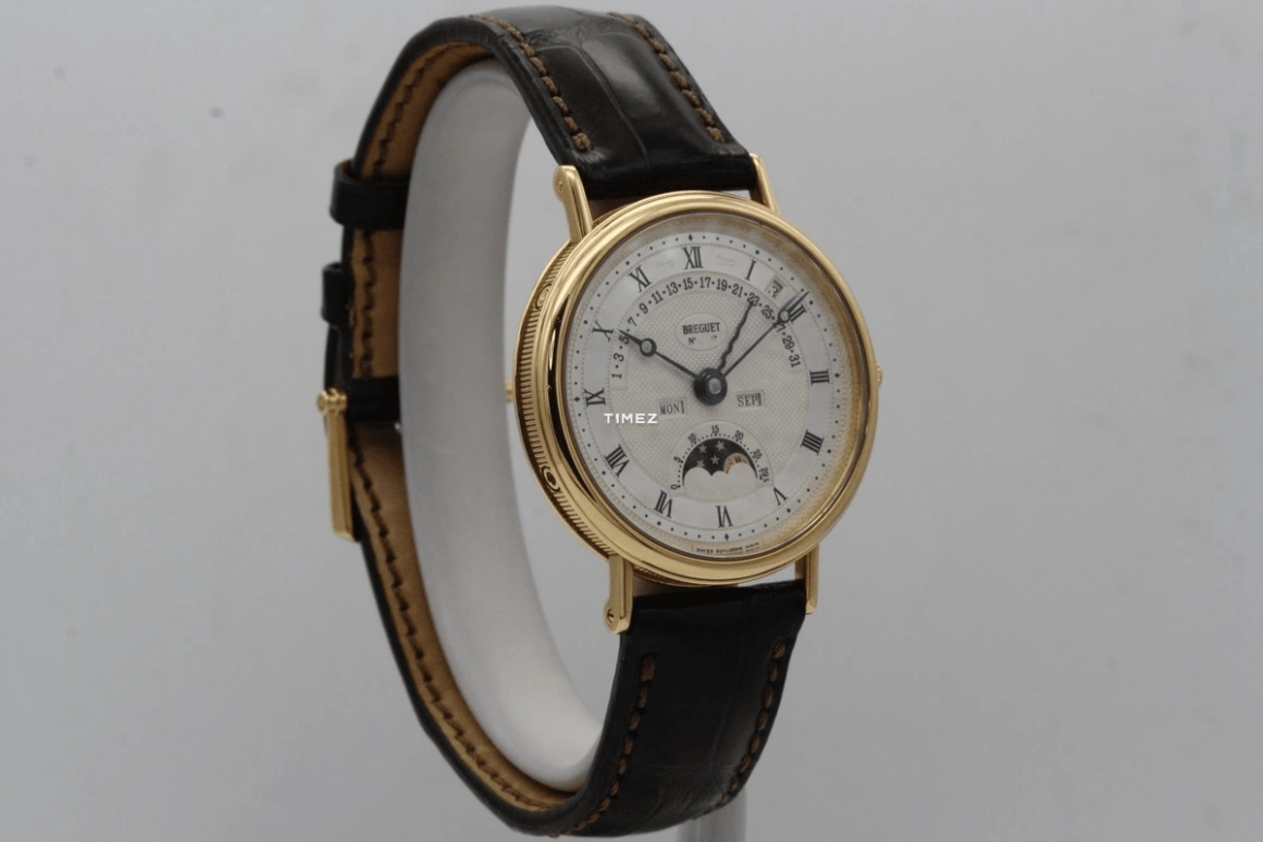 Breguet,Classique 36mm,36mm,Yellow Gold,Silver,Automatic,Moonphase,Perpetual Calendar,Leap Year,Month,In-house Caliber,Sapphire,3787