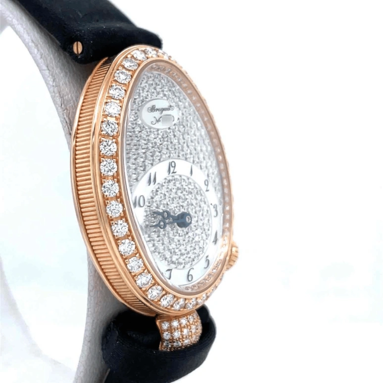 Breguet,Reine de Naples 33x24.95mm,33x24.95mm,Rose Gold,Silver,Grey,Automatic,38hours,In-house Caliber,8928BR,8928BR/8D/844/DD0D