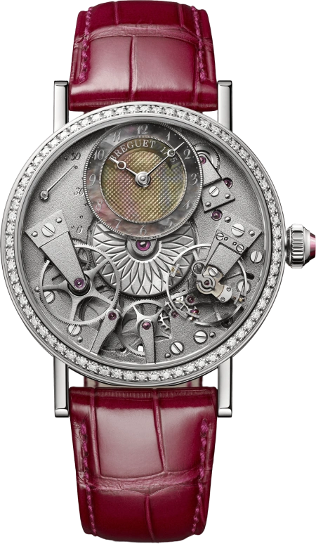 Breguet,Tradition 37mm,37mm,White Gold,Black,Silver,Automatic,Power Reserve Indicator,50hours,7038BB,7038BB/1T/9V6/D00D