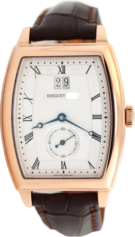 Breguet,Héritage 39x33mm,39x33mm,Rose Gold,Silver White,Automatic,Day,In-house Caliber,5480BR,5480BR/12/996