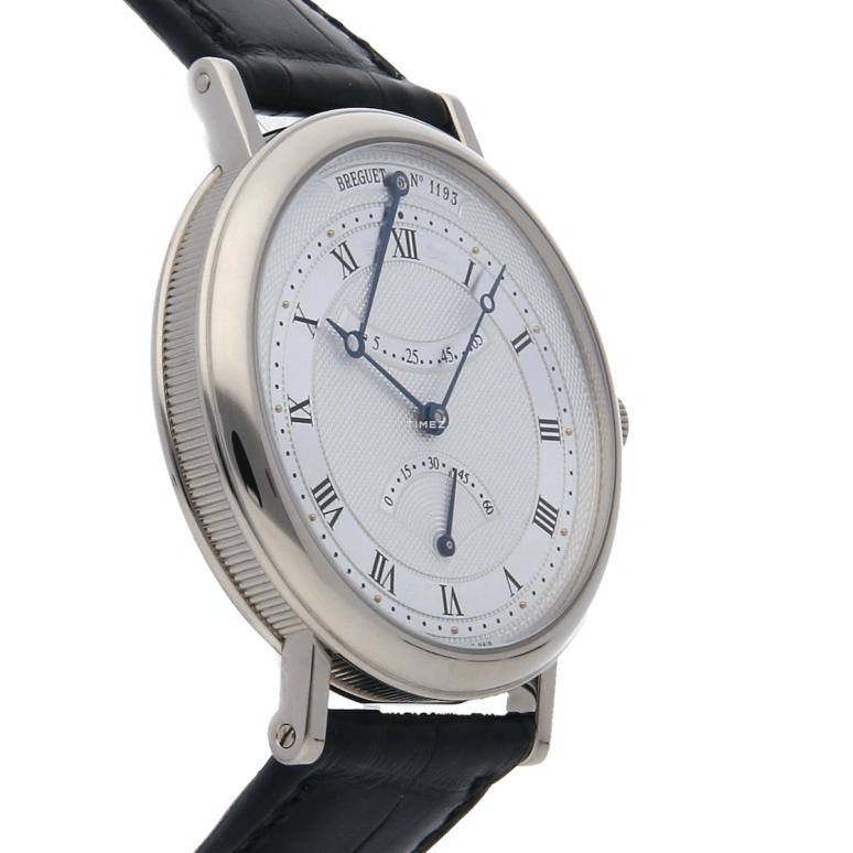 Breguet,Classique 39mm,39mm,White Gold,Silver,Grey,Automatic,Power Reserve Indicator,Flyback,Retrograde,5207BB,5207BB/12/9V6