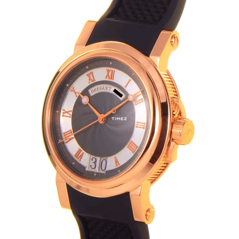 Breguet,Marine 39mm,39mm,Rose Gold,Black,Automatic,65hours,In-house Caliber,5817BR,5817BR/Z2/5V8