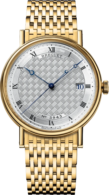 Breguet,Classique 38mm,38mm,Yellow Gold,Silver,Automatic,Day,55hours,5177BA,5177BA/12/AV0