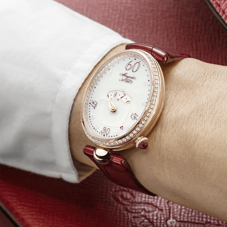 Breguet,Reine de Naples 36.50mm,36.50mm,Rose Gold,White,Automatic,40hours,In-house Caliber,9825BR,9825BR/S8/964/D00D
