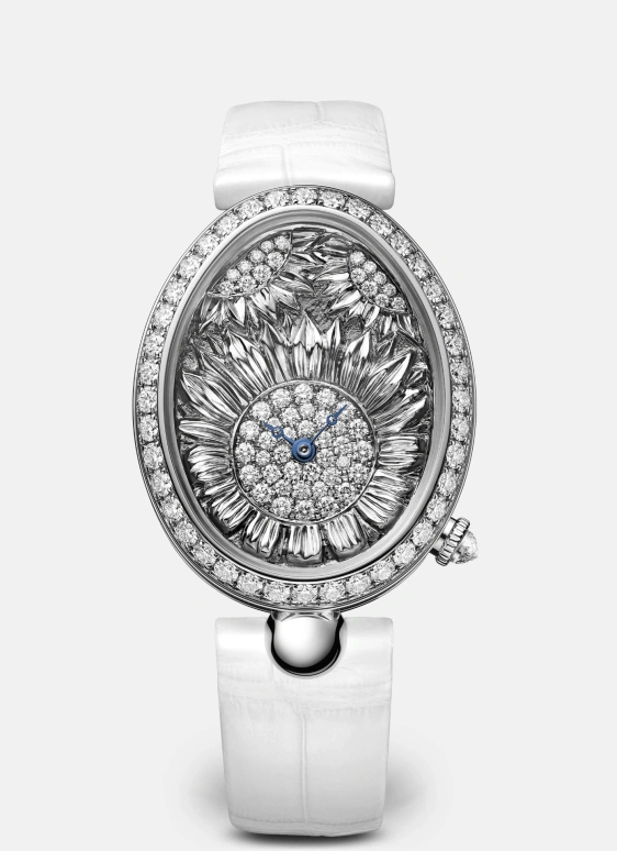 Breguet,Reine de Naples 40x31.95mm,40x31.95mm,White Gold,Automatic,44hours,In-house Caliber,8958BB,8958BB/65/974/D00D