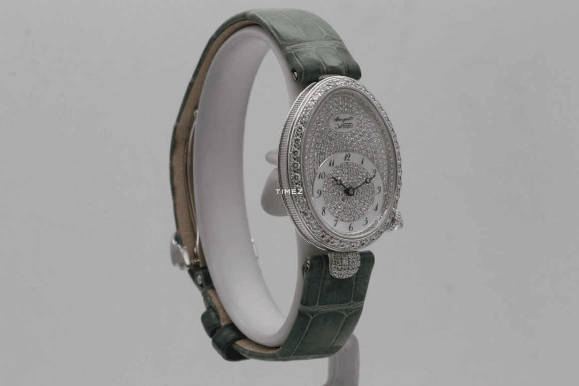 Breguet,Reine de Naples 33mm,33mm,White Gold,Silver,Automatic,38hours,In-house Caliber,8928BB,8928BB/8D/844/DD0D