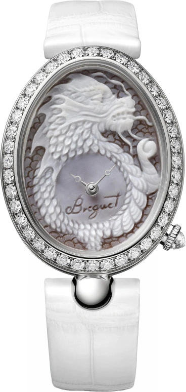 Breguet,Reine de Naples 40x31.95mm,40x31.95mm,White Gold,Automatic,44hours,In-house Caliber,8958BB,8958BB/55/974 11/D00D