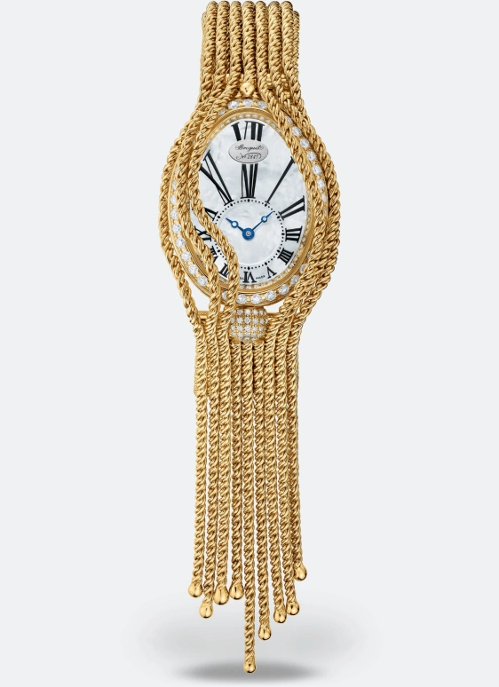 Breguet,Reine de Naples 33x24.95mm,33x24.95mm,Yellow Gold,Silver White,Automatic,38hours,In-house Caliber,8928BA,8928BA/51/J60/DD0D