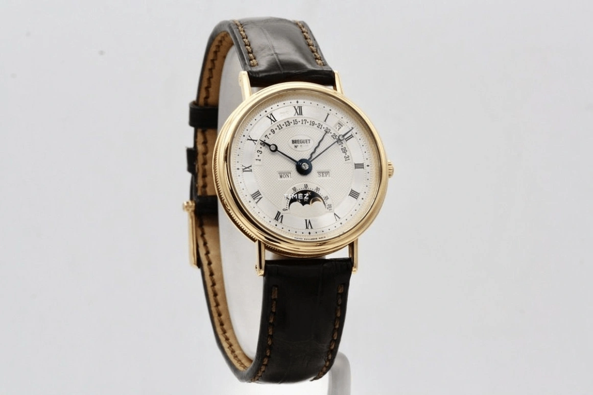 Breguet,Classique 36mm,36mm,Yellow Gold,Silver,Automatic,Moonphase,Perpetual Calendar,Leap Year,Month,In-house Caliber,Sapphire,3787