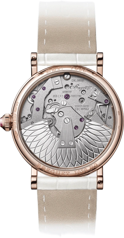 Breguet,Tradition 37mm,37mm,Rose Gold,White,Automatic,Flyback,Retrograde,7038BR,7038BR/18/9V6/D00D