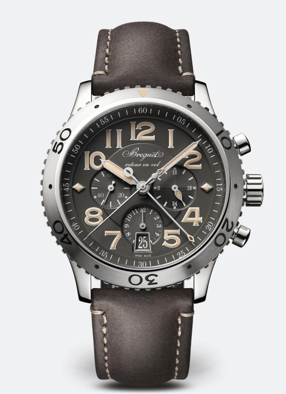 Breguet,Type XX - XXI - XXII 42mm,42mm,Stainless Steel,Automatic,48hours,In-house Caliber,3817ST,3817ST/X2/3ZU