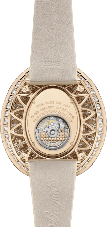 Breguet,Reine de Naples 24.50mm,24.50mm,Breguet gold,Gold,Silver,Automatic,38hours,In-house Caliber,GJE25BH20,GJE25BH20.8985DB