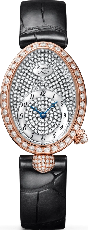 Breguet,Reine de Naples 25mm,25mm,Rose Gold,Silver,Automatic,38hours,In-house Caliber,8928BR,8928BR/8D/944 DD0D