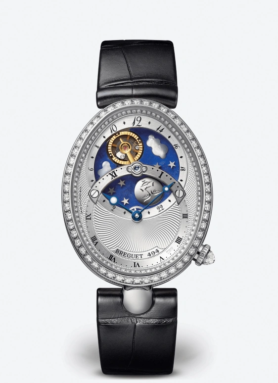Breguet,Reine de Naples 40.05x32mm,40.05x32mm,White Gold,Automatic,57hours,In-house Caliber,8998BB,8998BB/11/974/D00D