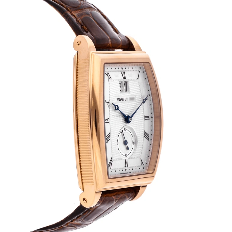 Breguet,Héritage 39x33mm,39x33mm,Rose Gold,Silver White,Automatic,Day,In-house Caliber,5480BR,5480BR/12/996