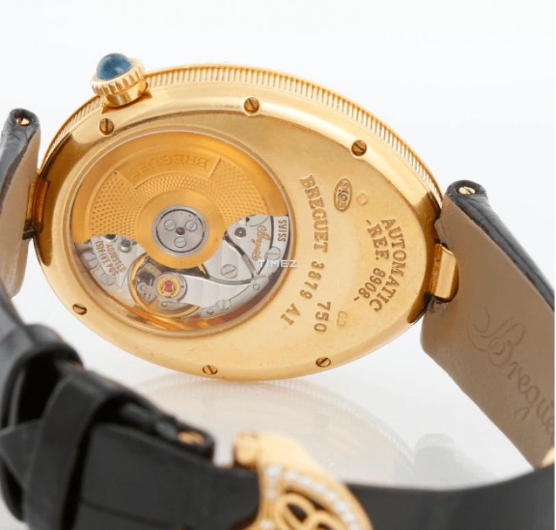 Breguet,Reine de Naples 36.50x28.45mm,36.50x28.45mm,Yellow Gold,Silver White,Automatic,Moonphase,In-house Caliber,8908BA,8908BA/52/864/D00D