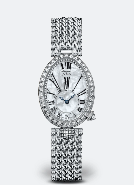 Breguet,Reine de Naples 24.95x33mm,24.95x33mm,White Gold,Silver White,Automatic,38hours,In-house Caliber,8928BB,8928BB/51/J20/DD00
