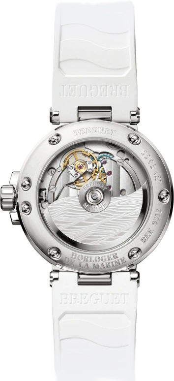 Breguet,Marine 33.80mm,33.80mm,Stainless Steel,Luminous,White,Automatic,Day,38hours,9517ST,9517ST/5W/584