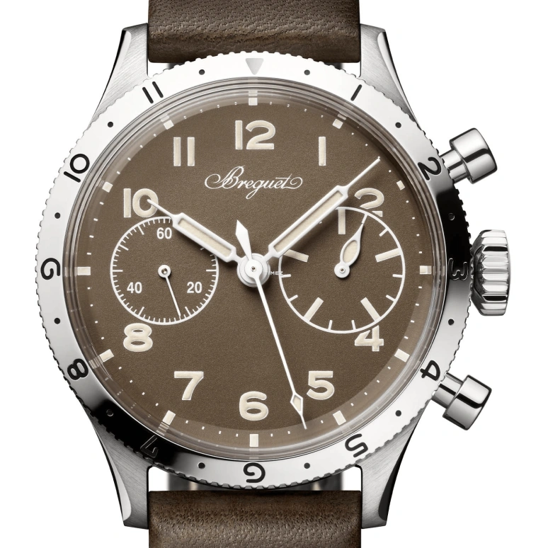Breguet,Type XX - XXI - XXII 38.30mm,38.30mm,Stainless Steel,Bronze,Handwound,Chronograph,45hours,2065ST,2065ST/Z5/398