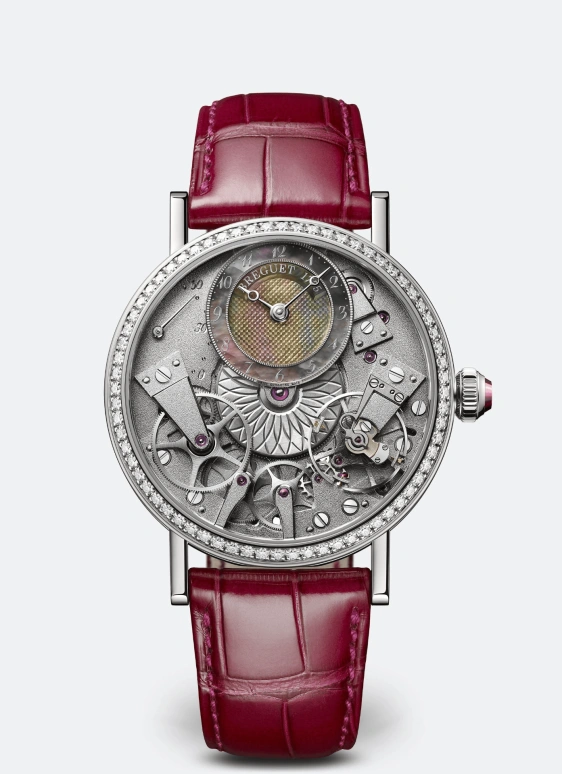 Breguet,Tradition 37mm,37mm,White Gold,Black,Silver,Automatic,Power Reserve Indicator,50hours,7038BB,7038BB/1T/9V6/D00D