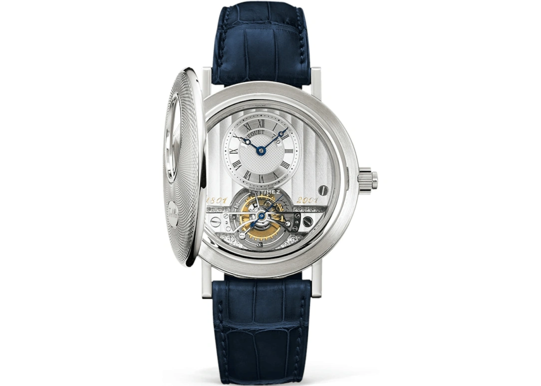 Breguet,Classique Complications 40.50mm,40.50mm,White Gold,Silver,White,Handwound,Tourbillon,50hours,1801BB,1801BB/12/2W6