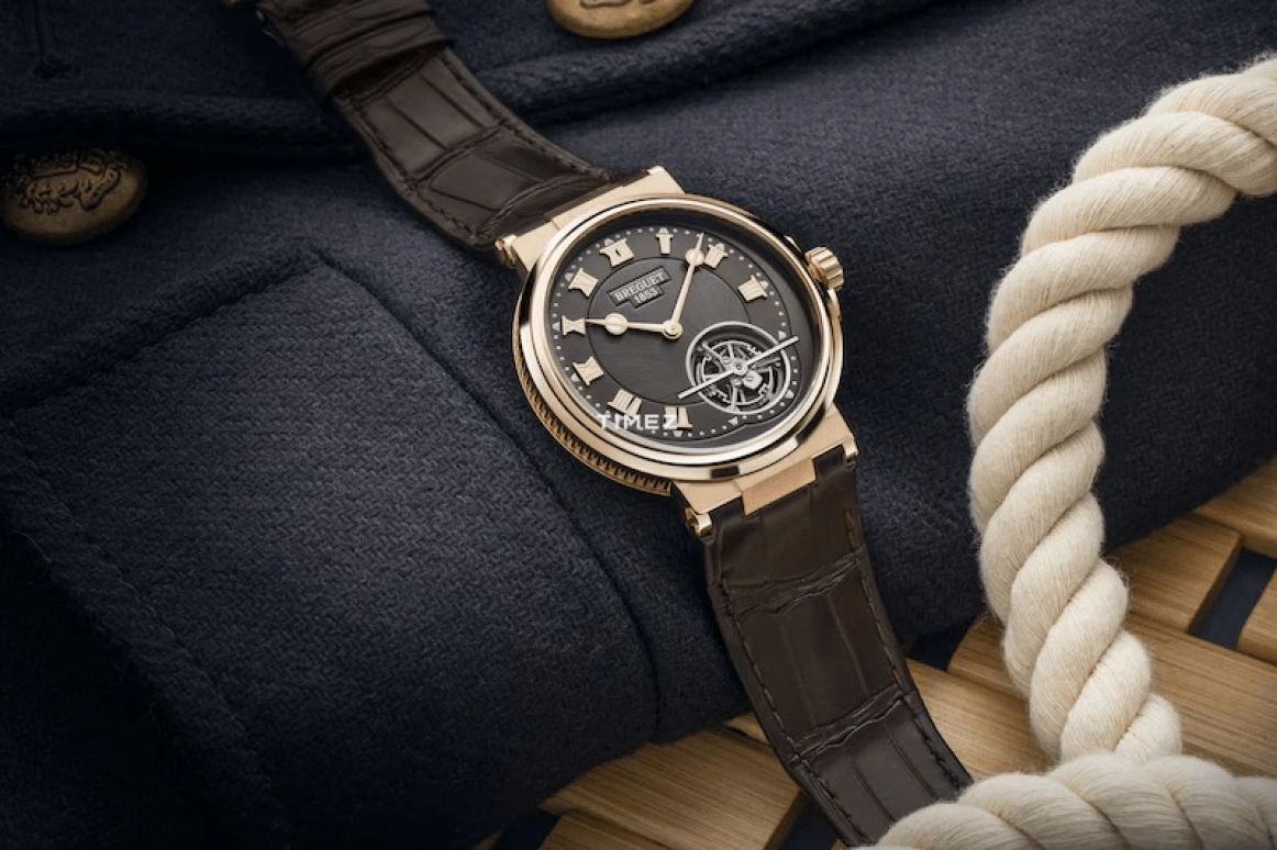 Breguet,Marine 42.50mm,42.50mm,Rose Gold,Brown,Automatic,Tourbillon,80hours,5577BR,5577BR/G2/9WV