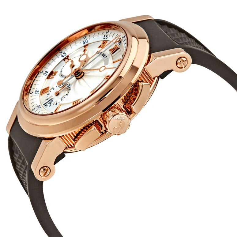 Breguet,Marine 42mm,42mm,Rose Gold,Silver,Automatic,Chronograph,Day,5827BR,5827BR/12/5ZU