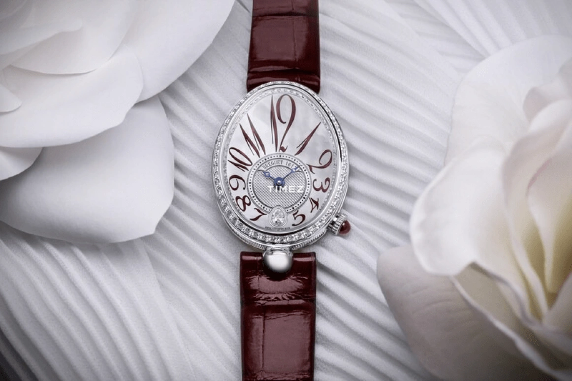 Breguet,Reine de Naples 28.50mm,28.50mm,White Gold,Silver,Automatic,45hours,In-house Caliber,8918BB,8918BB/5P/964 D00D