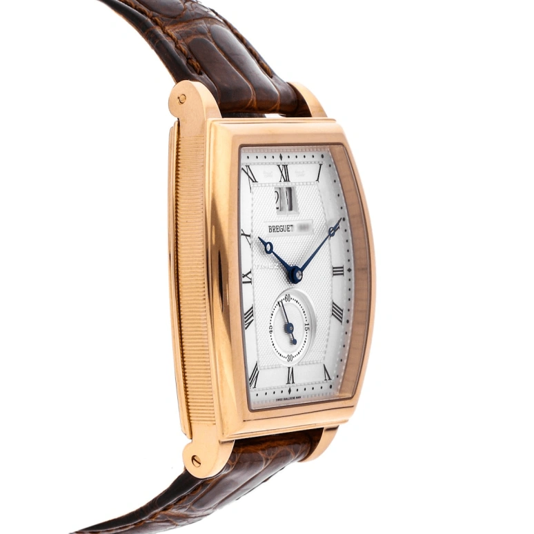 Breguet,Héritage 39x33mm,39x33mm,Rose Gold,Silver White,Automatic,Day,In-house Caliber,5480BR,5480BR/12/996