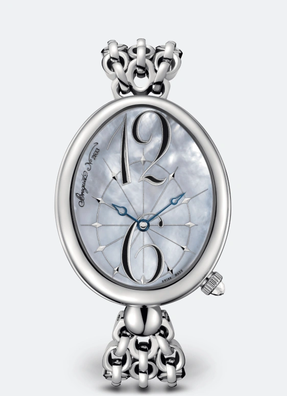 Breguet,Reine de Naples 43x34.95mm,43x34.95mm,Stainless Steel,Automatic,38hours,In-house Caliber,8967ST,8967ST/58/J50