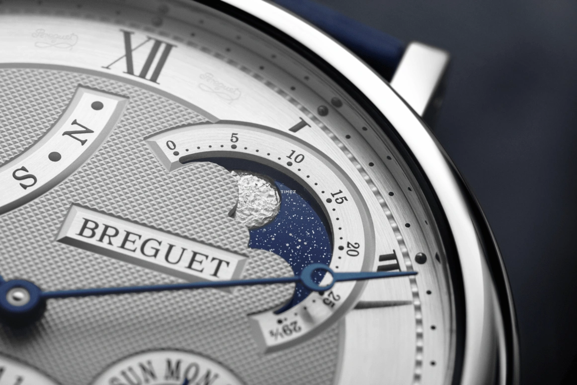 Breguet,Classique 39mm,39mm,White Gold,Silver,Automatic,Moonphase,Perpetual Calendar,Leap Year,Month,45hours,In-house Caliber,7327BB,7327BB/11/9VU