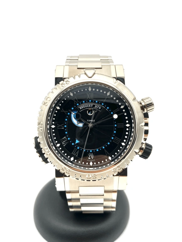 Breguet,Marine 45mm,45mm,White Gold,Black,Automatic,Day,Power Reserve Indicator,5847BB,5847BB/92/BZ0