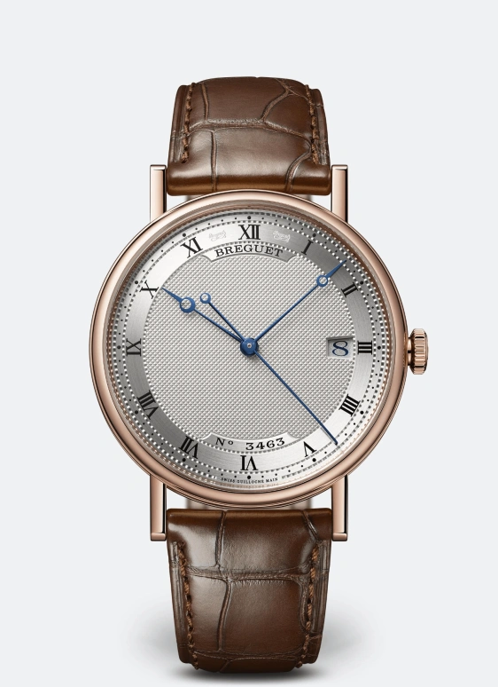 Breguet,Classique 38mm,38mm,Rose Gold,Silver,Automatic,Day,55hours,5177BR,5177BR/15/9V6