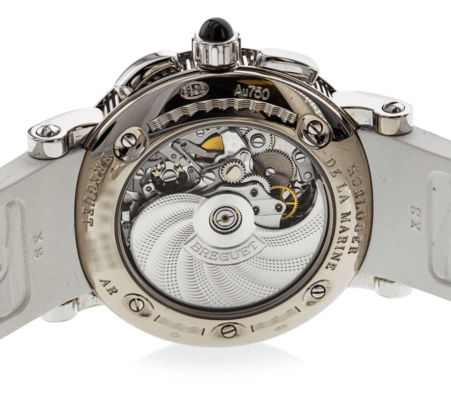 Breguet,Marine 34.60mm,34.60mm,White Gold,Silver White,Automatic,Chronograph,Day,Big Date,8828BB,8828BB/5D/586/DD00
