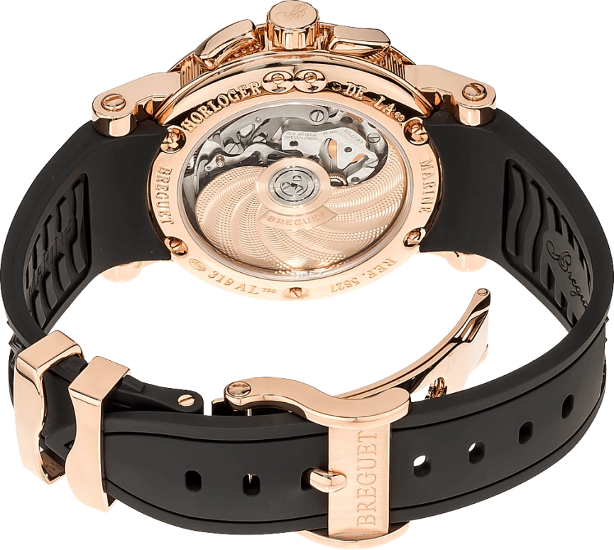 Breguet,Marine 42mm,42mm,Rose Gold,Black,Automatic,48hours,In-house Caliber,5827BR,5827BR/Z2/5ZU
