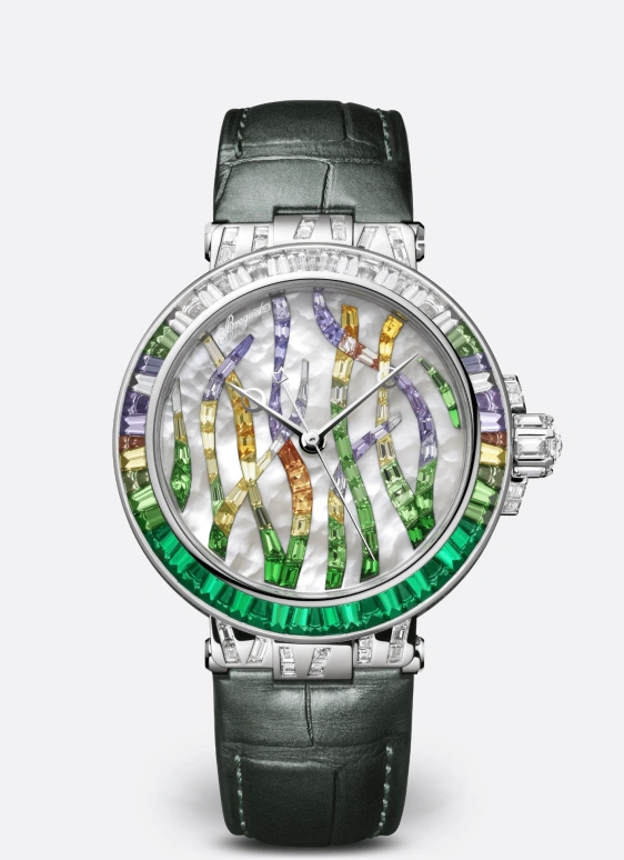 Breguet,Marine 35.80mm,35.80mm,White Gold,White,Multi-Color,Automatic,38hours,In-house Caliber,9509BB,9509BB/5E/984/ED0E