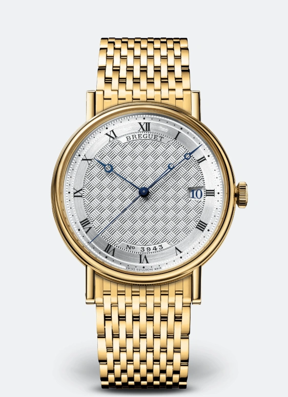 Breguet,Classique 38mm,38mm,Yellow Gold,Silver,Automatic,Day,55hours,5177BA,5177BA/12/AV0