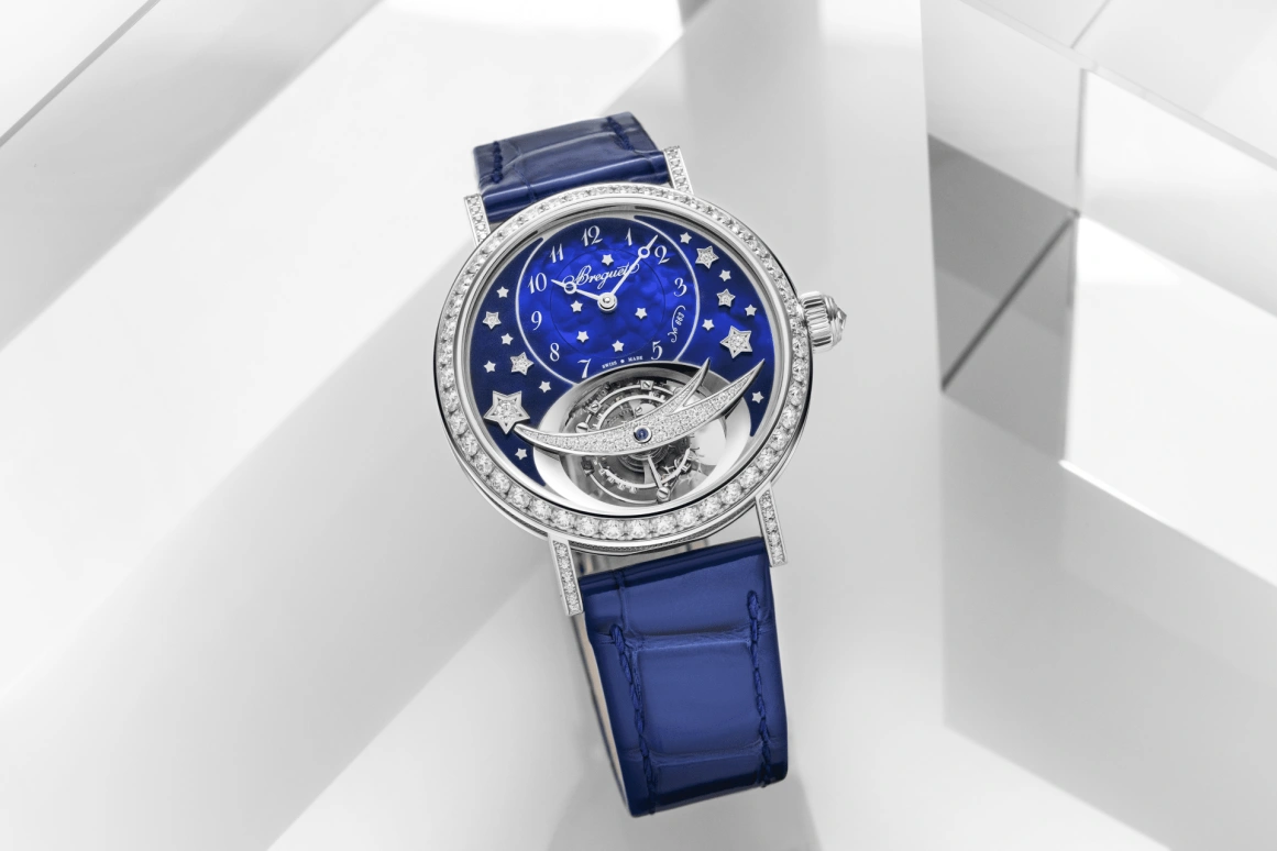 Breguet,Classique 35mm,35mm,White Gold,Blue,Handwound,Tourbillon,80hours,3358BB,3358BB/VD/986 D0