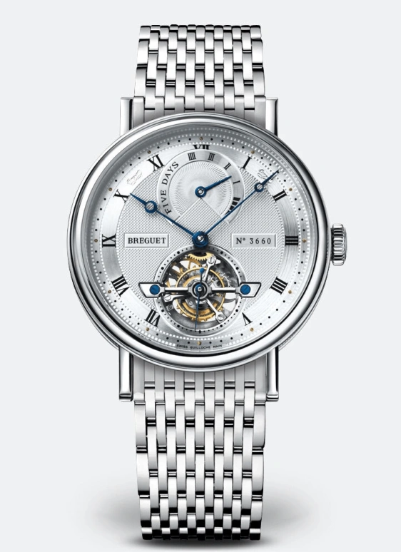Breguet,Classique Complications 39mm,39mm,Platinum,Silver,Automatic,Power Reserve Indicator,Tourbillon,5317PT,5317PT/12/PV0